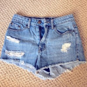 BDG High Rise Cheeky Jean Shorts